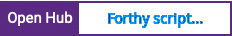 Open Hub project report for Forthy scripting system