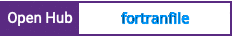 Open Hub project report for fortranfile