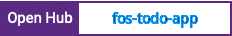 Open Hub project report for fos-todo-app