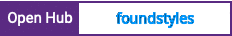 Open Hub project report for foundstyles