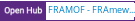 Open Hub project report for FRAMOF - FRAmework for MOdel Fitting