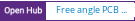 Open Hub project report for Free angle PCB routing tool