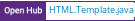 Open Hub project report for HTML.Template.java