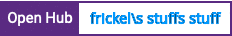Open Hub project report for frickel's stuff