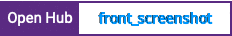 Open Hub project report for front_screenshot
