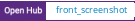 Open Hub project report for front_screenshot