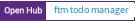 Open Hub project report for ftm todo manager