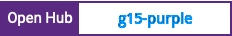 Open Hub project report for g15-purple