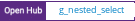 Open Hub project report for g_nested_select