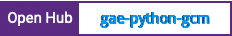 Open Hub project report for gae-python-gcm