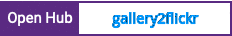 Open Hub project report for gallery2flickr