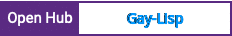 Open Hub project report for Gay-Lisp