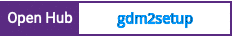 Open Hub project report for gdm2setup