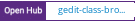 Open Hub project report for gedit-class-browser