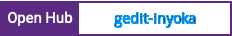 Open Hub project report for gedit-inyoka