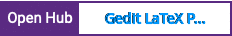 Open Hub project report for Gedit LaTeX Plugin