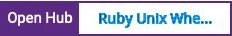 Open Hub project report for Ruby Unix Whereis