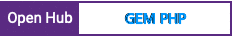Open Hub project report for GEM PHP