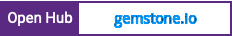 Open Hub project report for gemstone.io