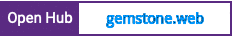 Open Hub project report for gemstone.web