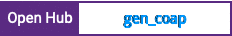 Open Hub project report for gen_coap