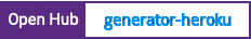 Open Hub project report for generator-heroku