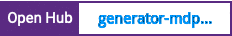 Open Hub project report for generator-mdpress