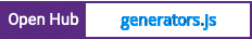 Open Hub project report for generators.js