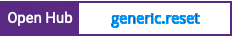 Open Hub project report for generic.reset