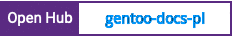 Open Hub project report for gentoo-docs-pl