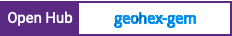 Open Hub project report for geohex-gem