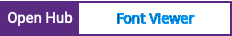 Open Hub project report for Font Viewer
