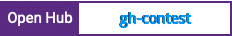 Open Hub project report for gh-contest