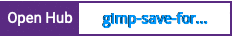 Open Hub project report for gimp-save-for-web
