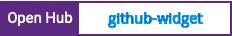 Open Hub project report for github-widget
