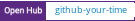 Open Hub project report for github-your-time