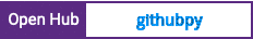 Open Hub project report for githubpy