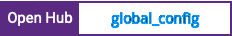 Open Hub project report for global_config
