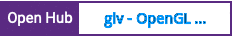 Open Hub project report for glv - OpenGL viewer command line tool