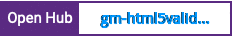 Open Hub project report for gm-html5validator