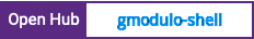 Open Hub project report for gmodulo-shell