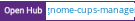 Open Hub project report for gnome-cups-manager
