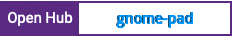Open Hub project report for gnome-pad