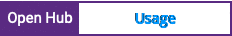 Open Hub project report for Usage