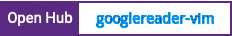 Open Hub project report for googlereader-vim