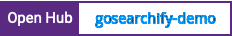Open Hub project report for gosearchify-demo