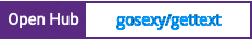 Open Hub project report for gosexy/gettext