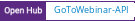 Open Hub project report for GoToWebinar-API