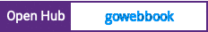 Open Hub project report for gowebbook