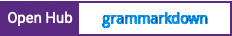 Open Hub project report for grammarkdown